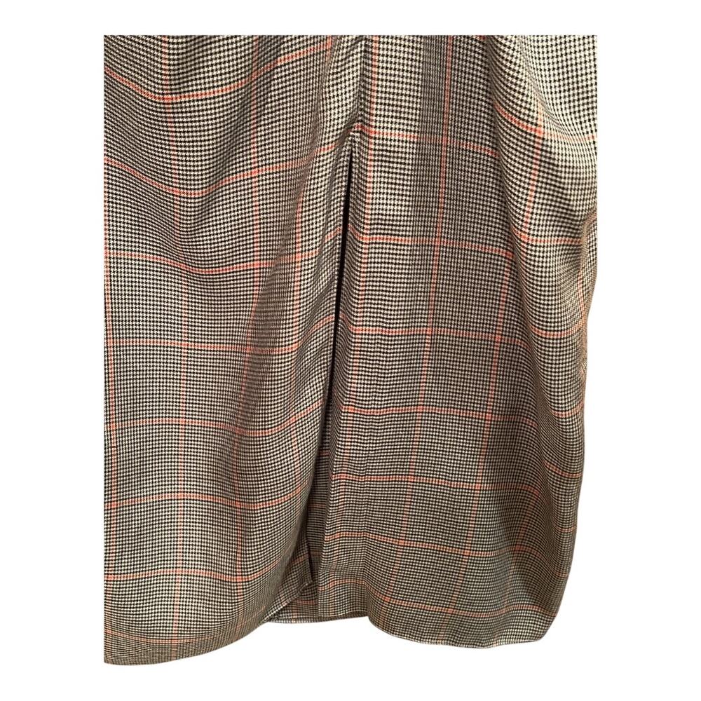 RAG & BONE Amber Plaid Silk Skirt In Grey Size 4 - Picture 3 of 6
